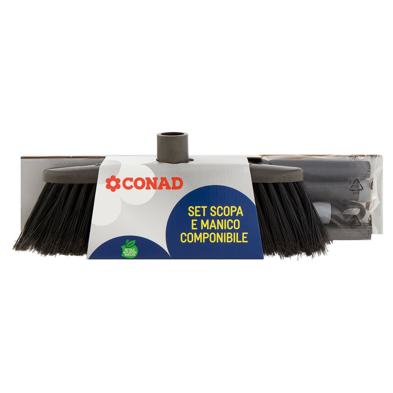 Set Scopa e Manico Componibile Conad