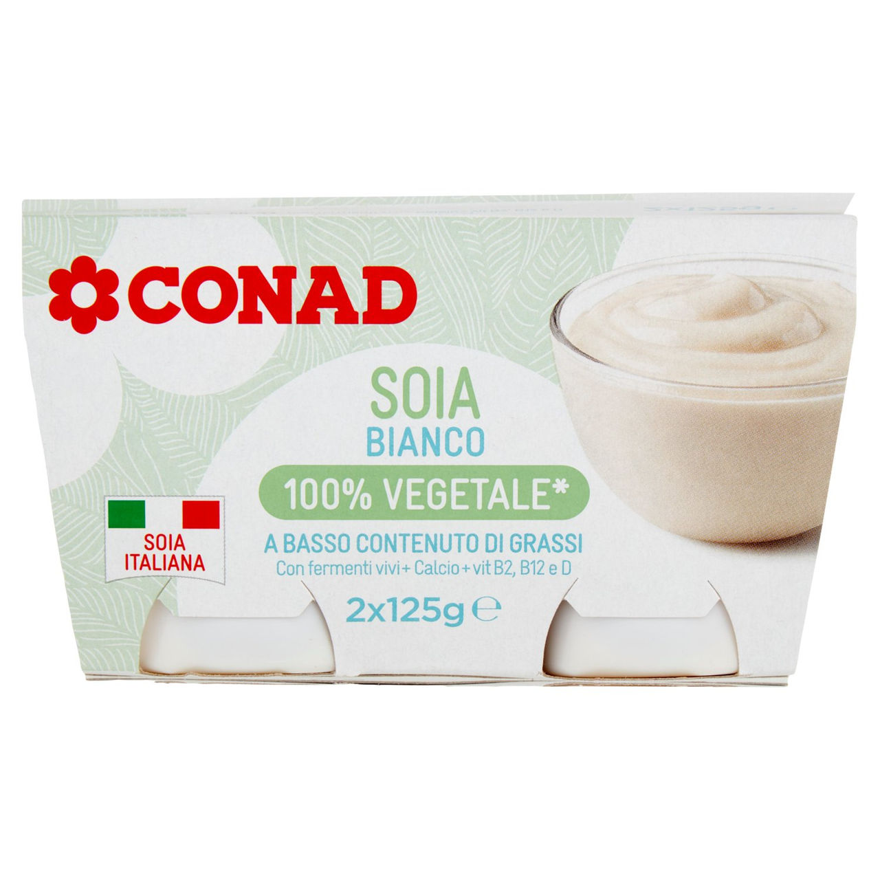 CONAD Soia Bianco 100% Vegetale* 2 x 125 g