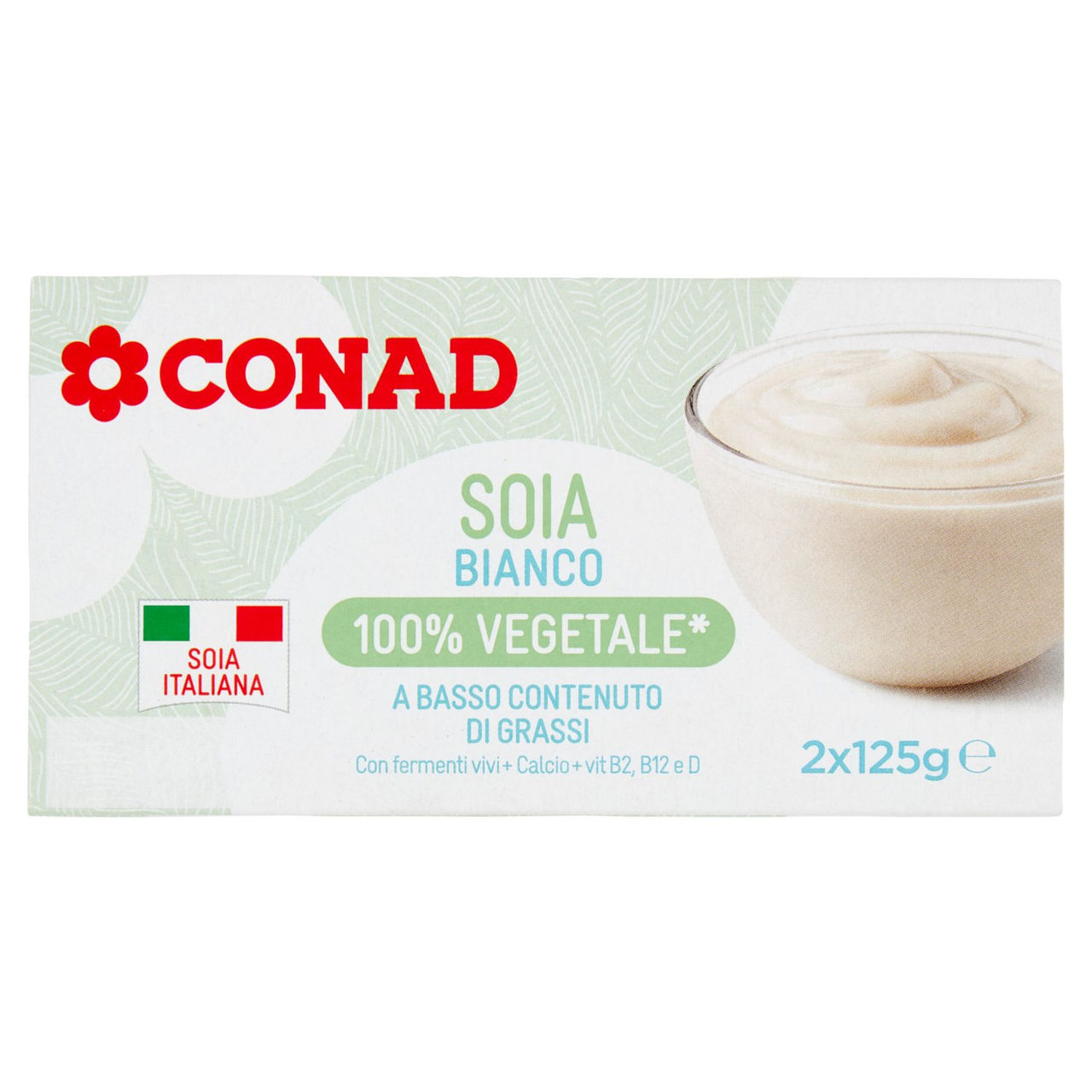 CONAD Soia Bianco 100% Vegetale* 2 x 125 g