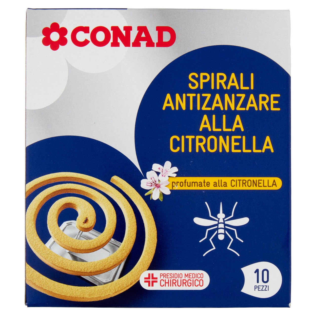 Spirali Antizanzare alla Citronella 10 Pezzi