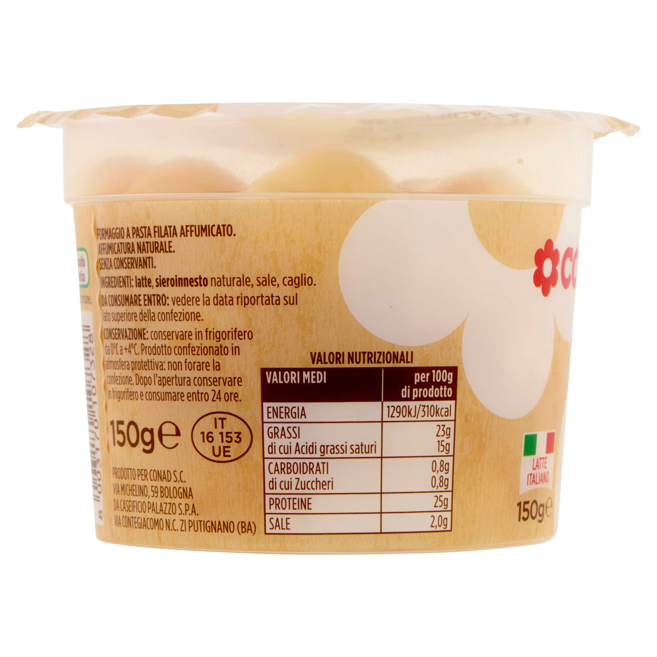 CONAD Spizzichi di Scamorza Affumicata 150 g