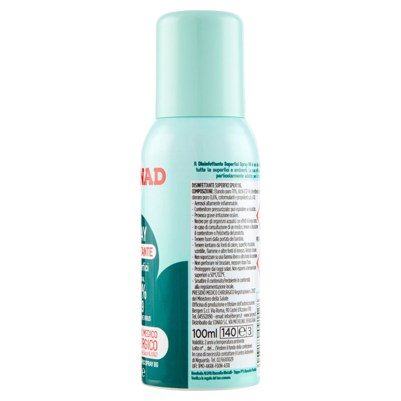 CONAD Spray Disinfettante per Superfici 100 ml