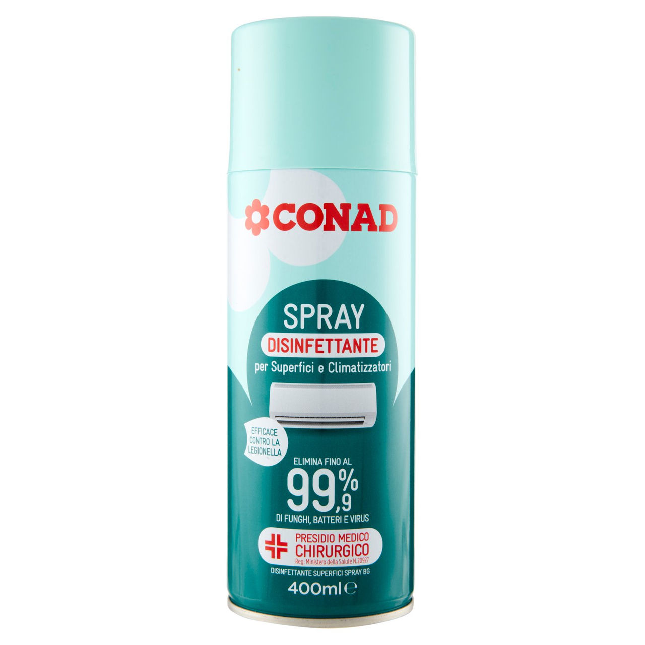 CONAD Spray Disinfettante per Superfici e Climatizzatori 400 ml