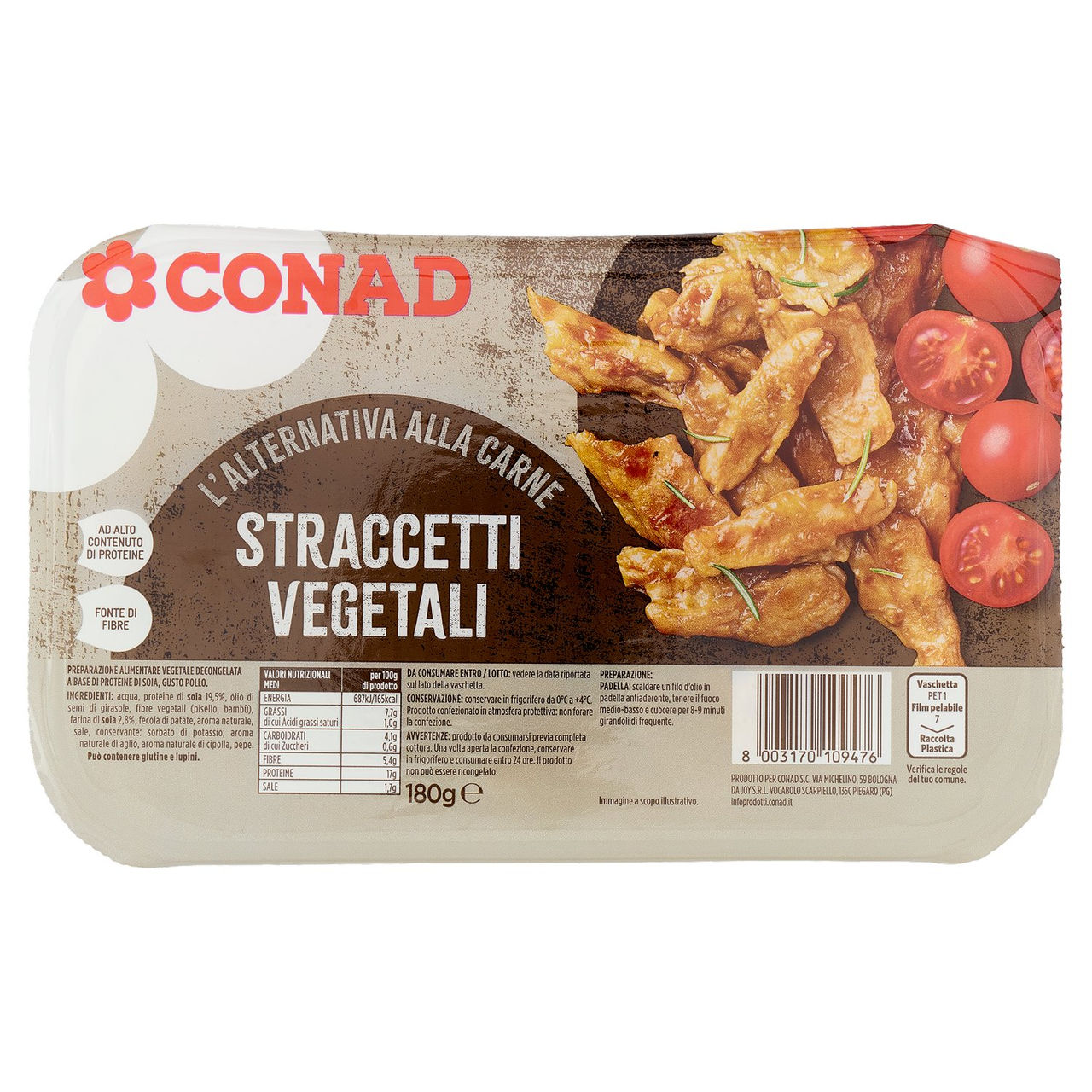 CONAD Straccetti Vegetali 180 g