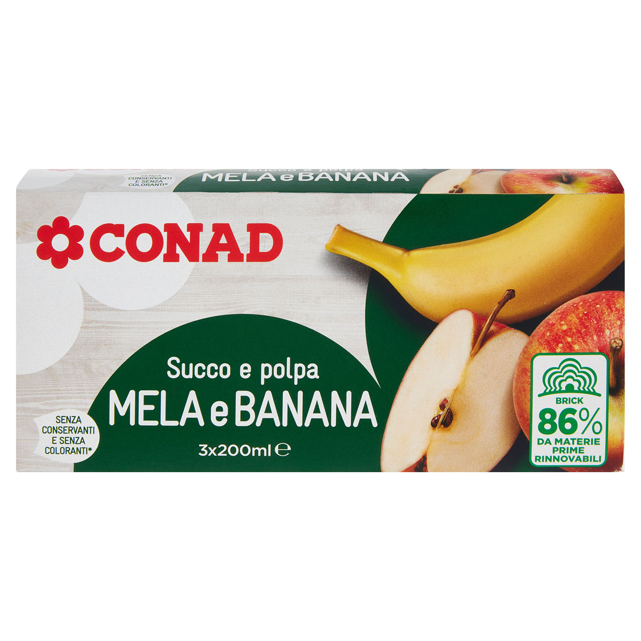Succo e polpa Mela e Banana Conad online
