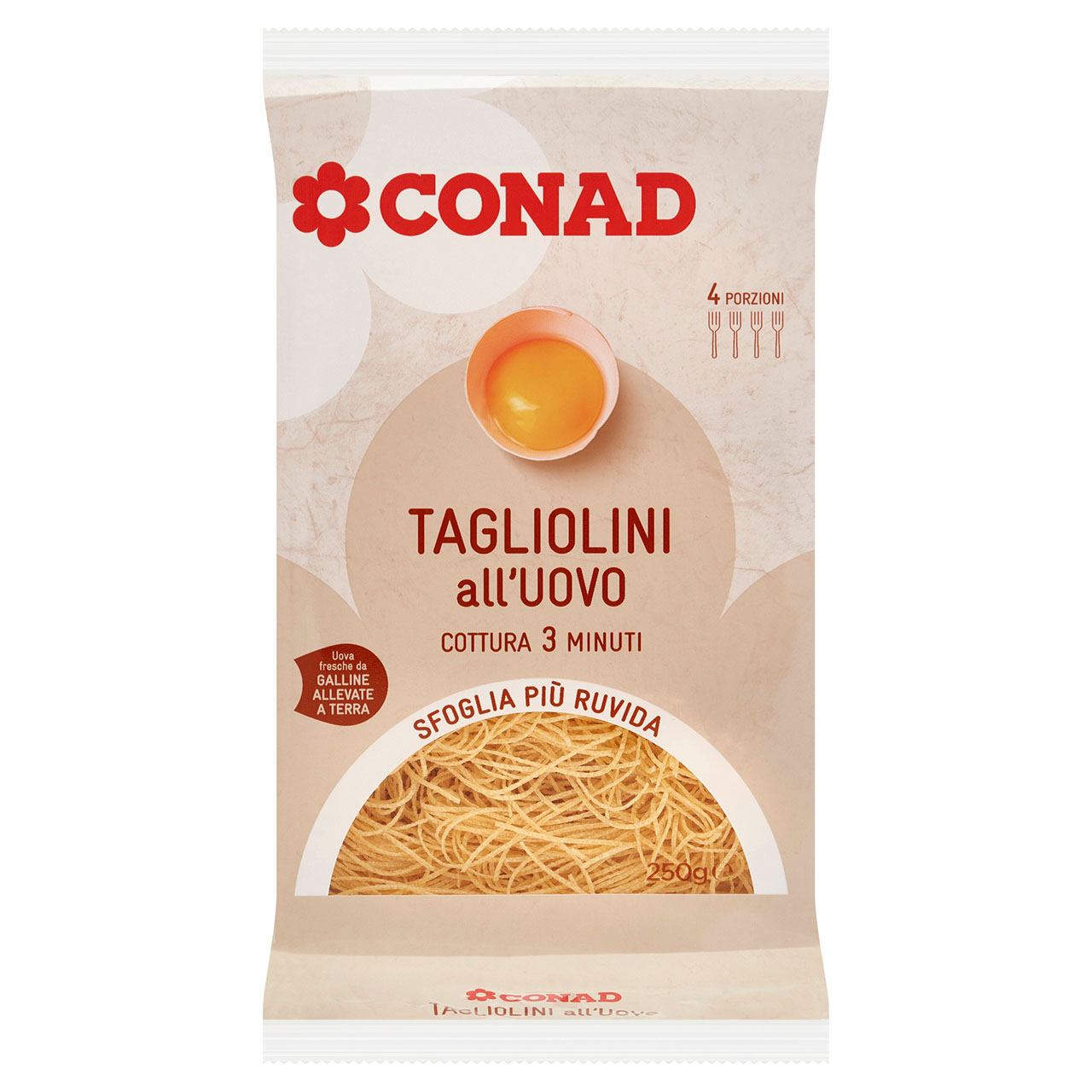 Tagliolini All uovo 250 G Conad In Vendita Online Conad Tagliolini All uovo 250 G Conad In Vendita Online Conad