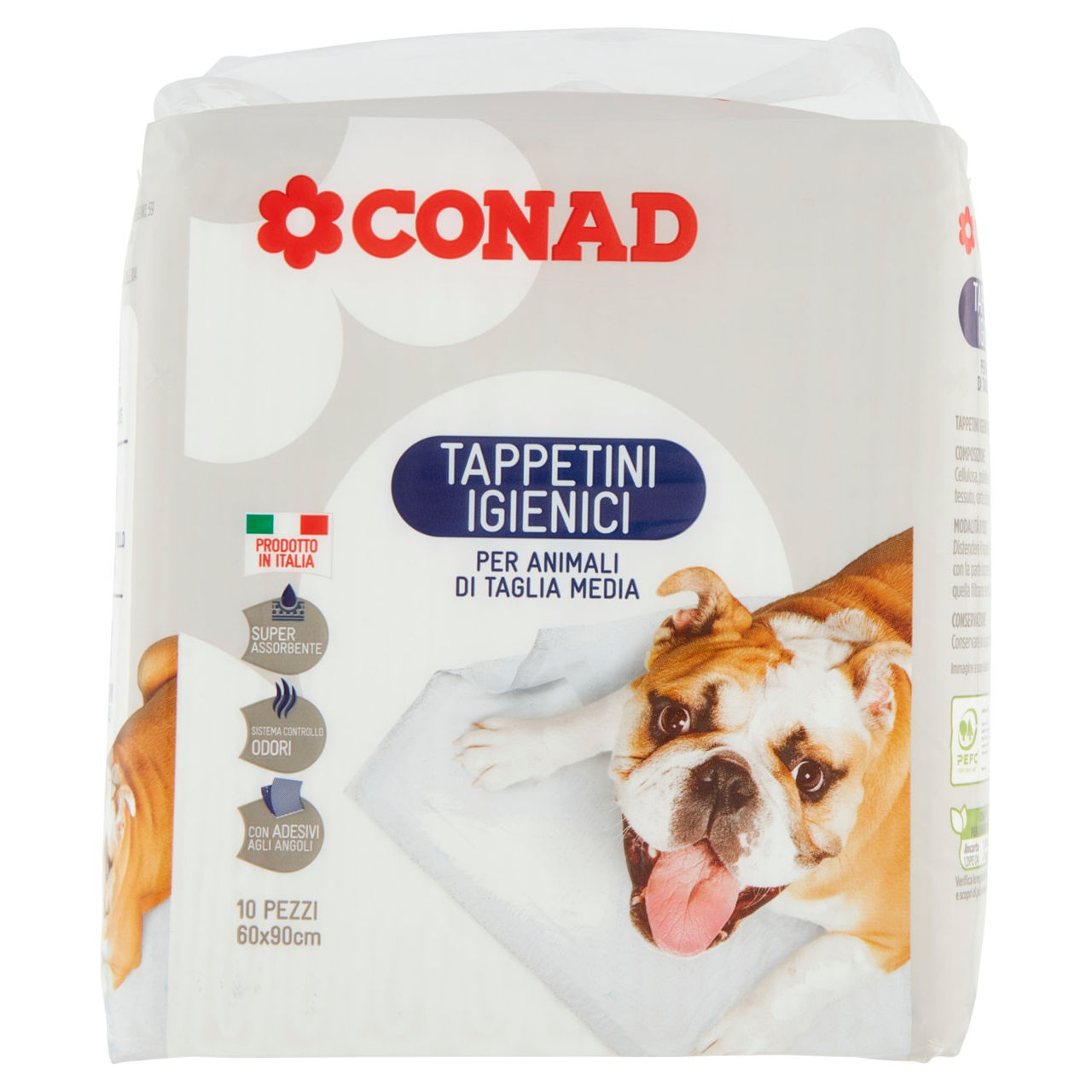 Tappetini Igienici Animali di Taglia Media Conad