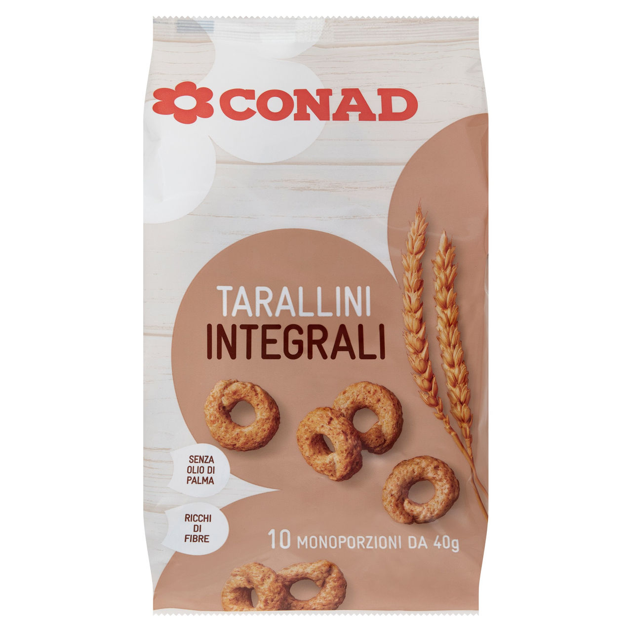 CONAD Tarallini Integrali 10 x 40 g