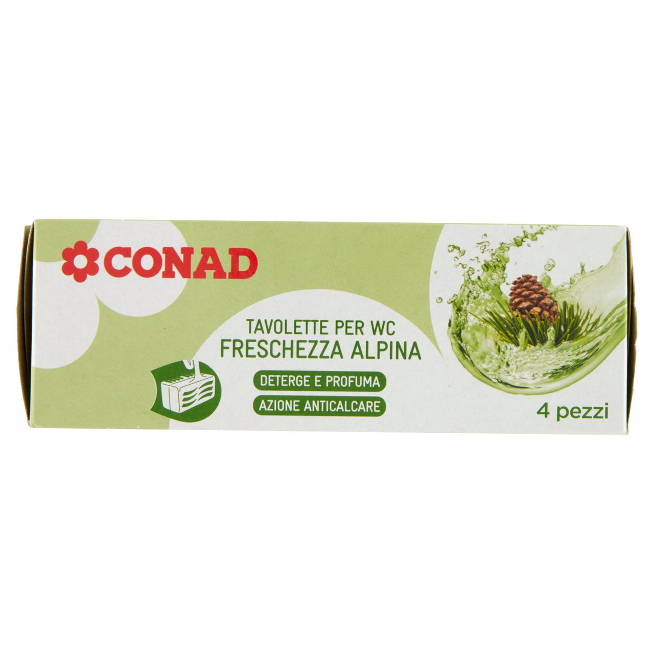 Tavolette per wc Freschezza Alpina 4 x 40 g Conad