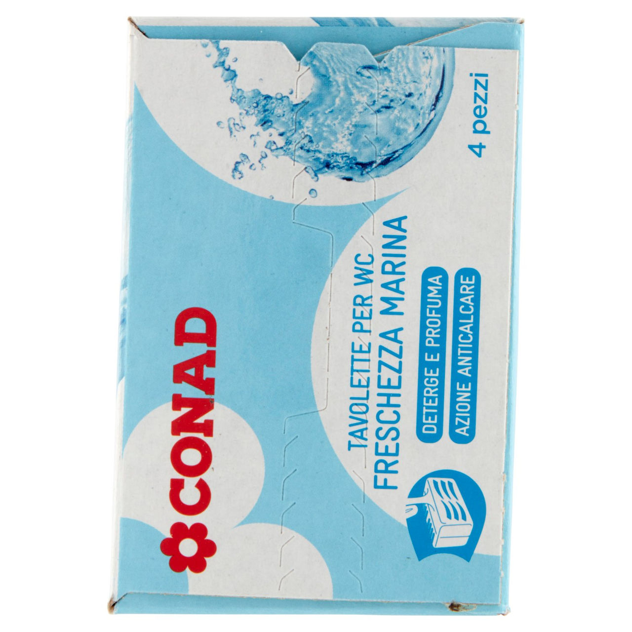 Tavolette per wc Freschezza Marina 4 x 40 g Conad