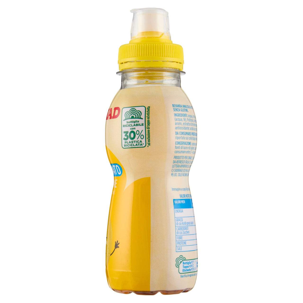 CONAD Thè Deteinato al Limone 250 ml