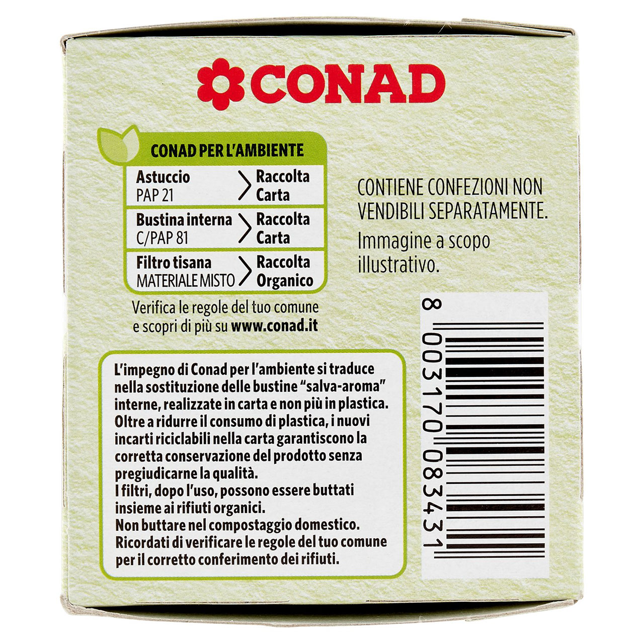 Tisana ventre piatto Conad in vendita online