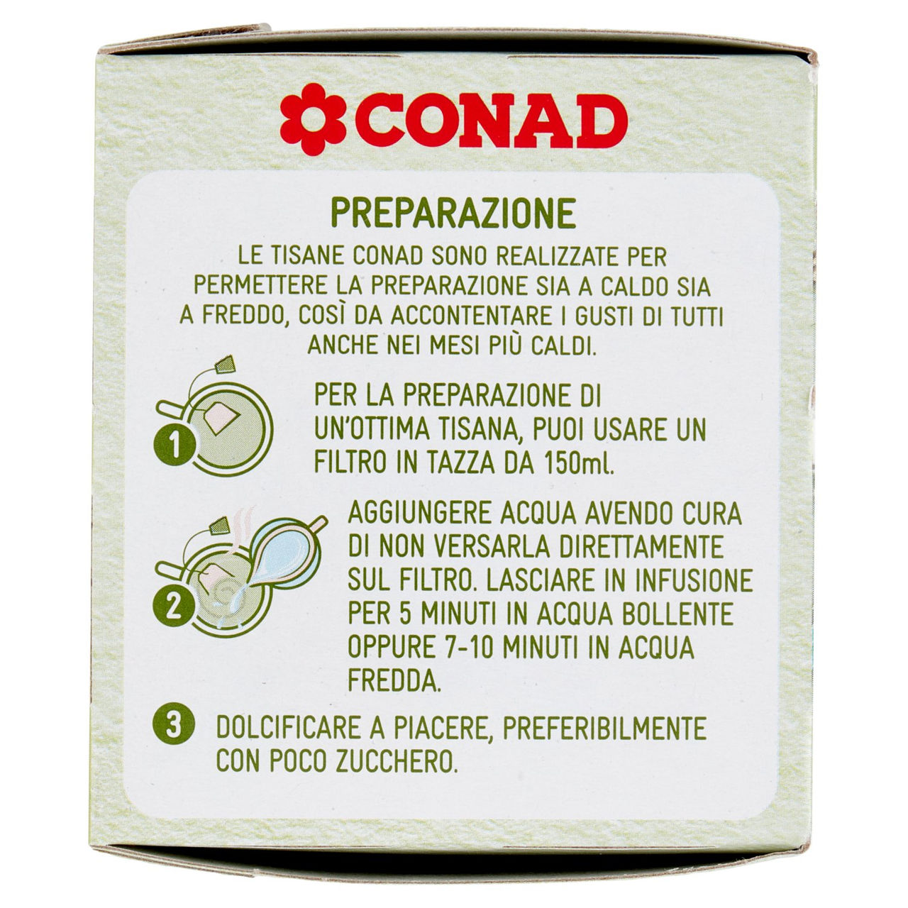 CONAD Tisana Finocchio Zenzero & Menta Ventre piatto* 20 filtri da 2,5 g