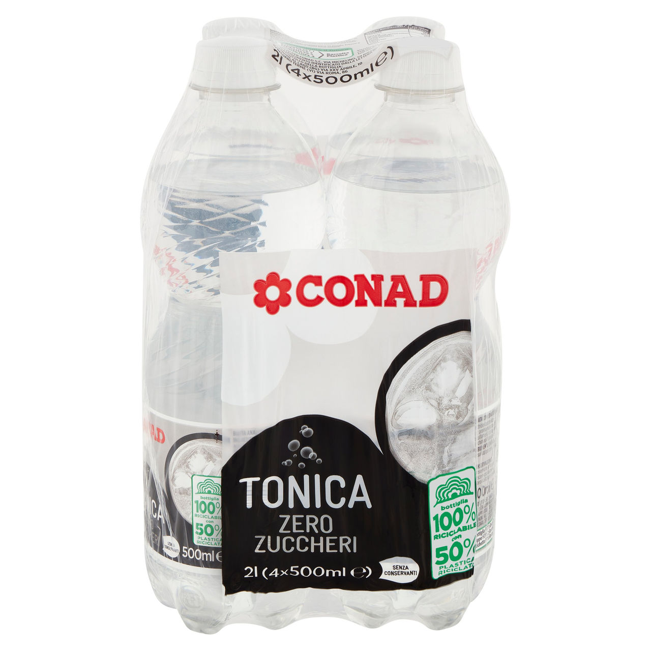 CONAD Tonica Zero Zuccheri 4 x 500 ml