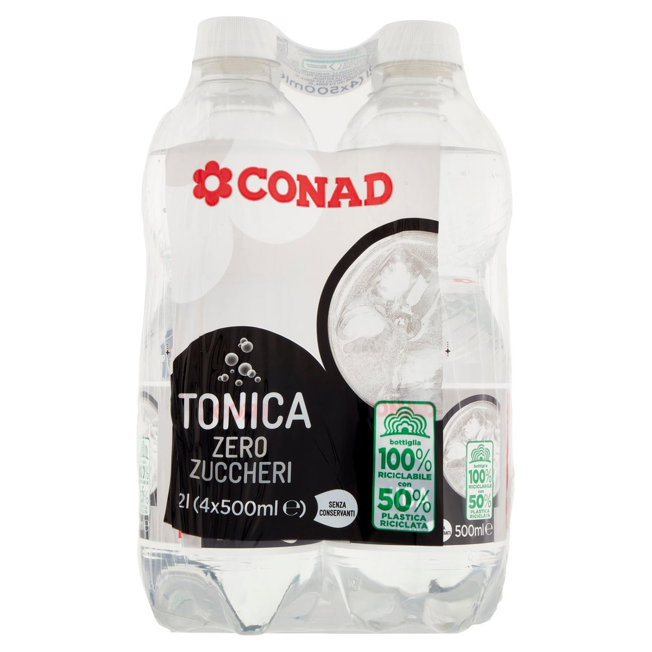 CONAD Tonica Zero Zuccheri 4 x 500 ml