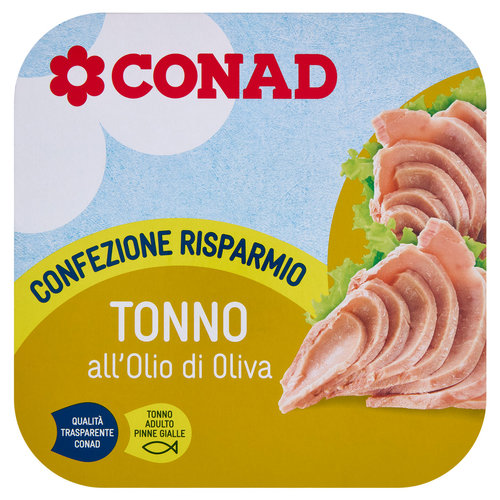 CONAD Tonno all'Olio di Oliva 9 x 70 g