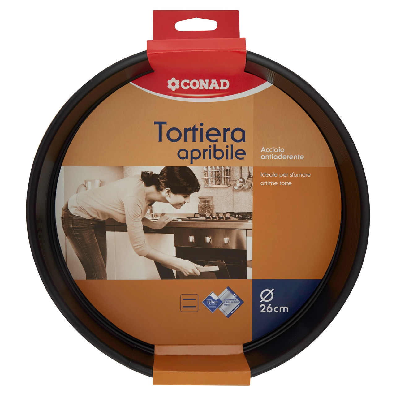 CONAD Tortiera apribile Ø 26 cm