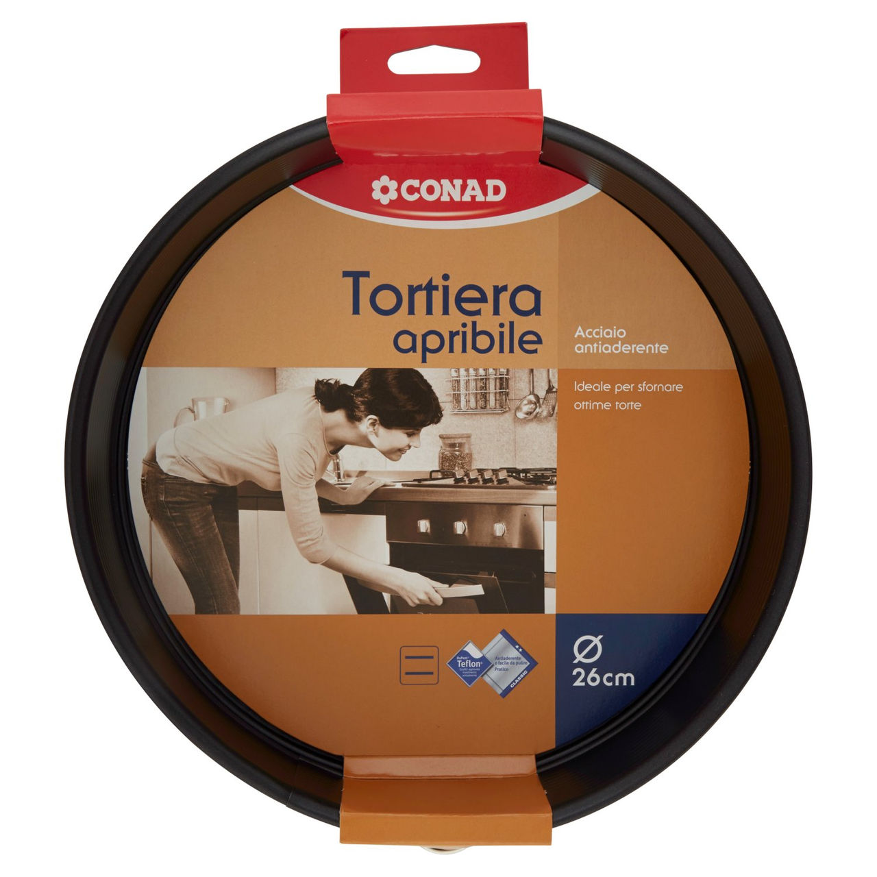 CONAD Tortiera apribile Ø 26 cm