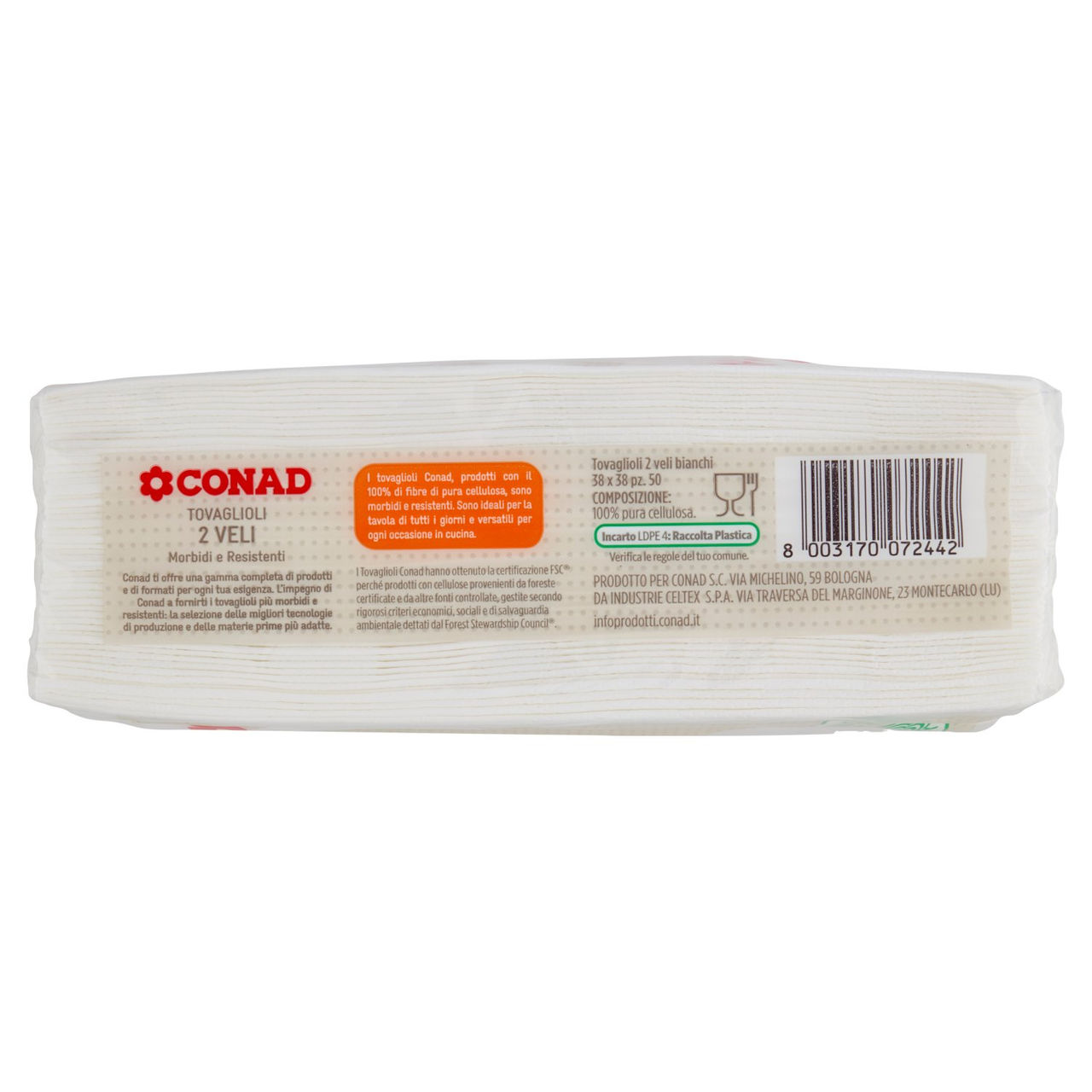Tovaglioli Di Carta Per Laurea In Infermieristica - 50 Pezzi, 2 Veli, 33x33 Cm, Multicolore - 4