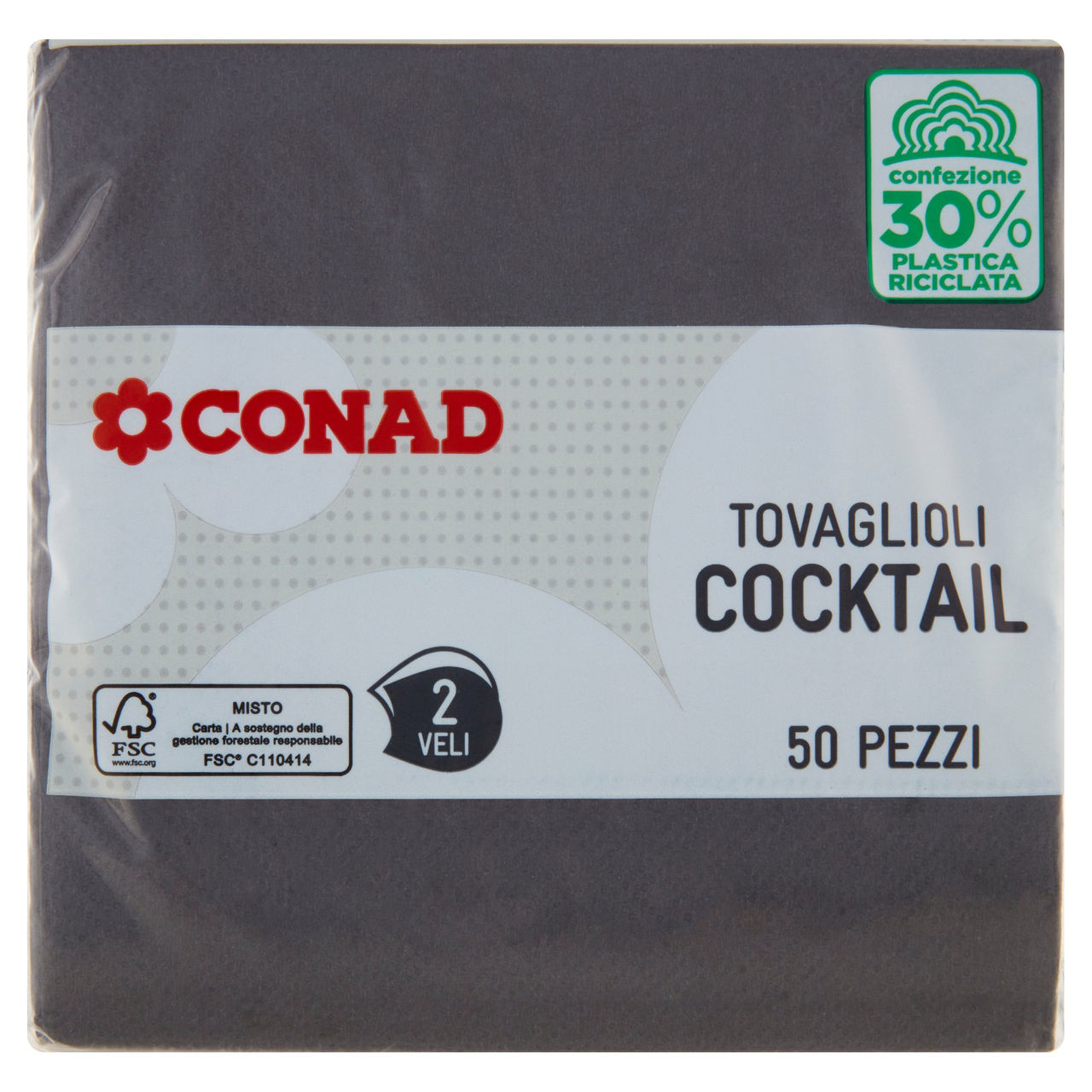 CONAD Tovaglioli Cocktail 2 veli 50 pz