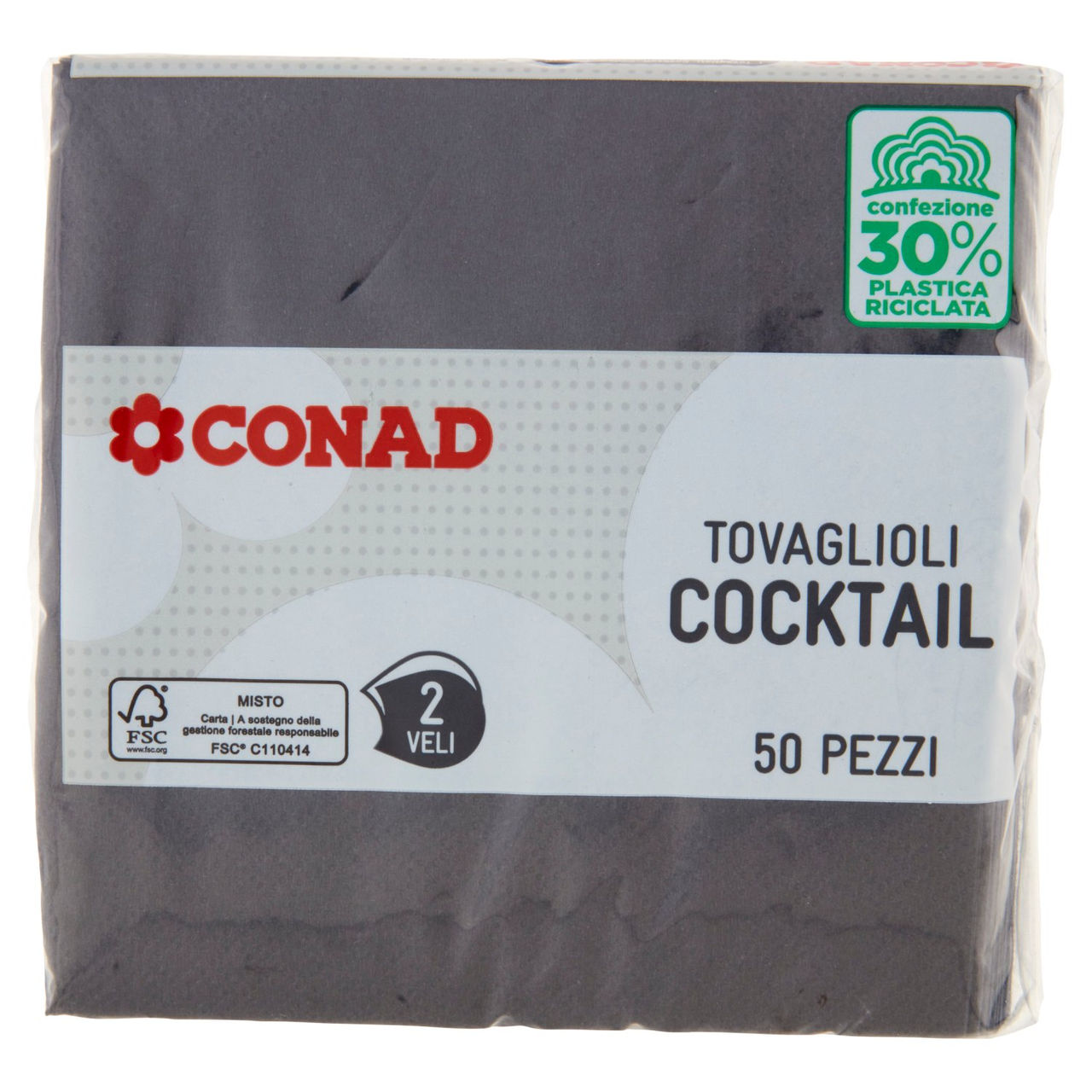 CONAD Tovaglioli Cocktail 2 veli 50 pz