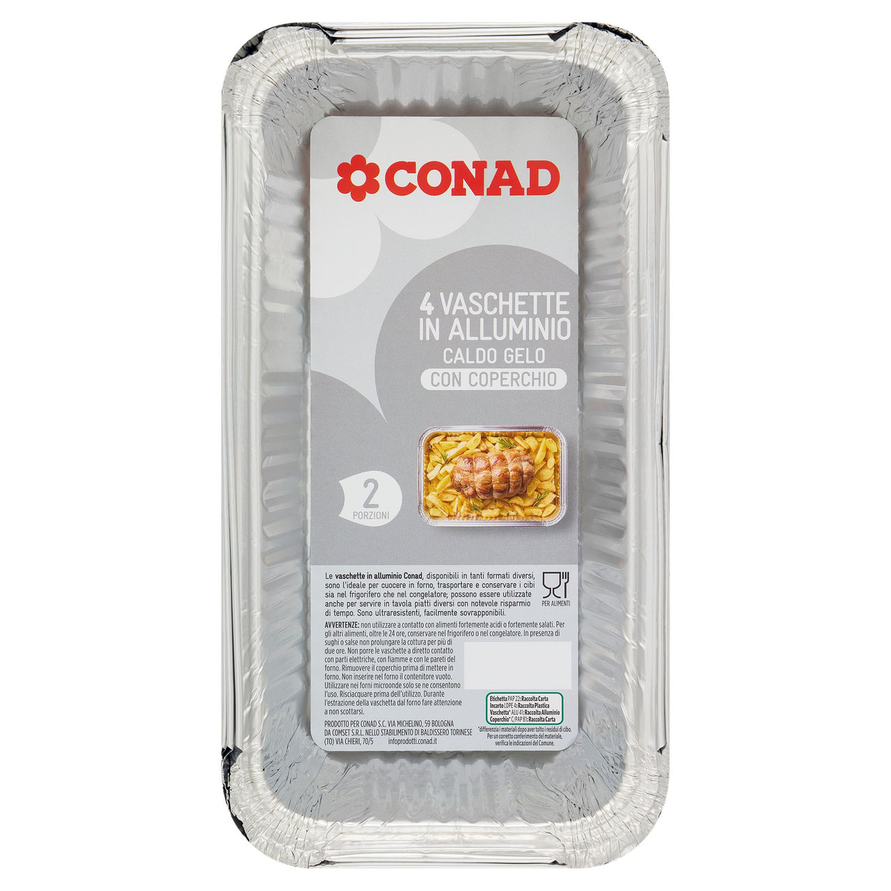 Vaschette in Alluminio Conad in vendita online