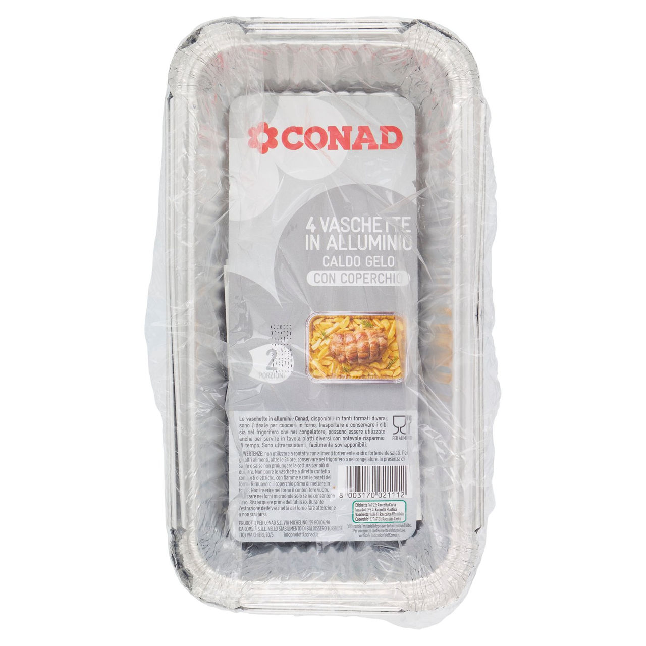 Vaschette in Alluminio Conad in vendita online