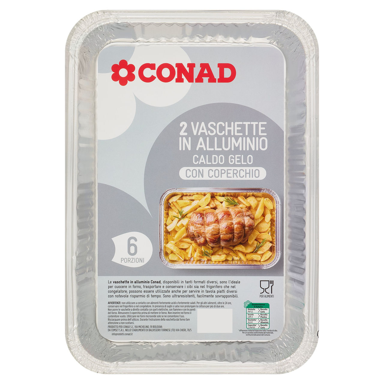 Vaschette in Alluminio Conad in vendita online