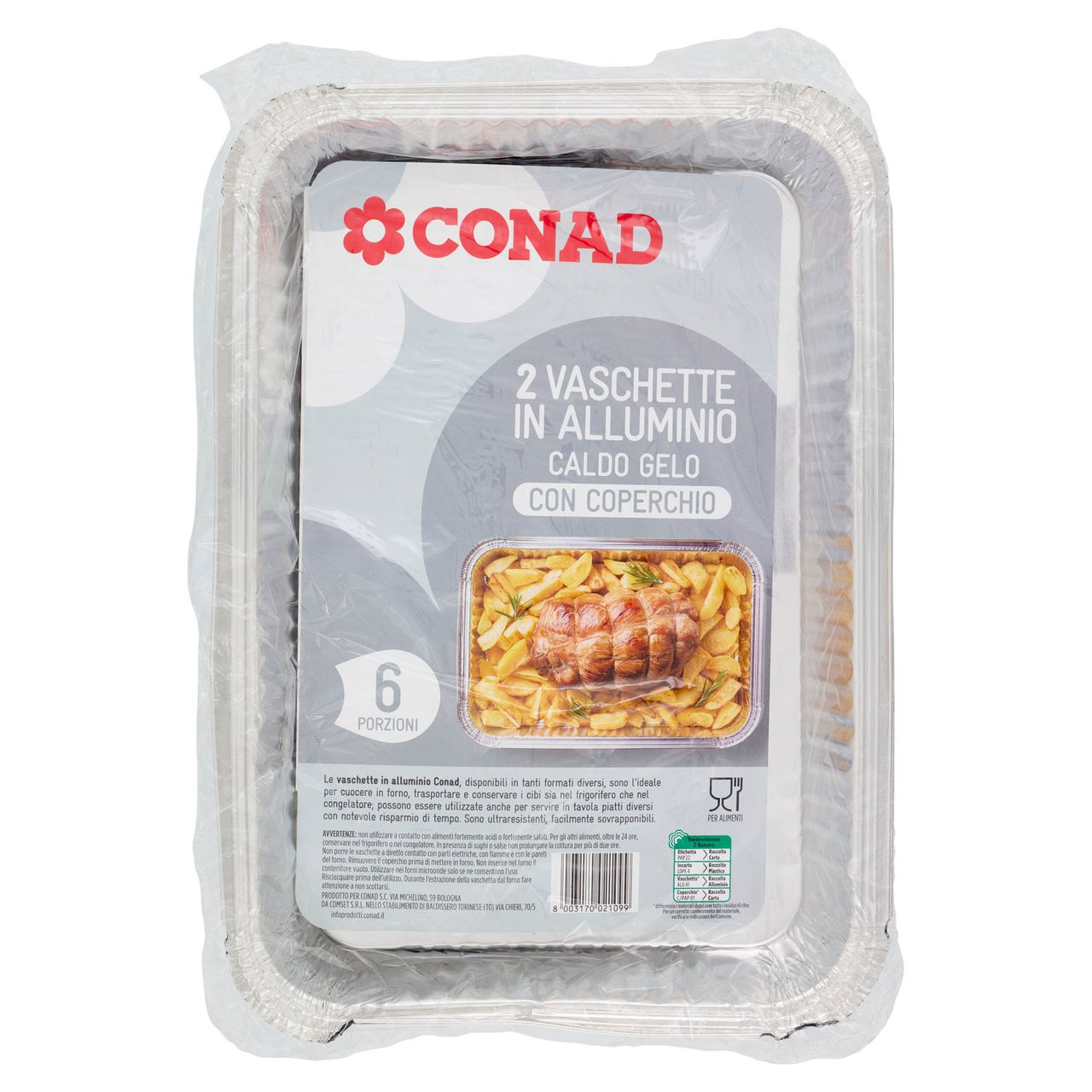 Vaschette in Alluminio Conad in vendita online