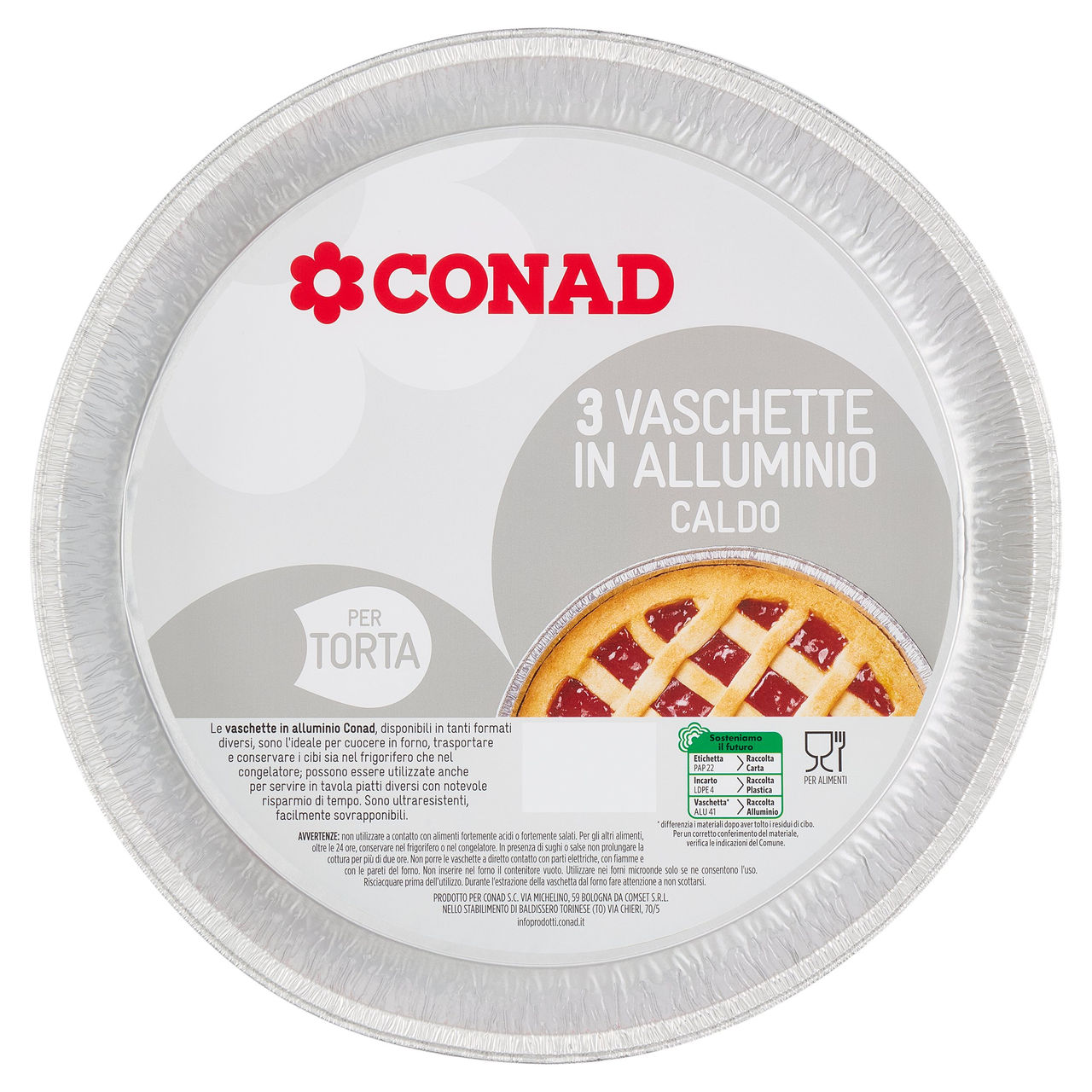 Vaschette Per Torta Conad in vendita online