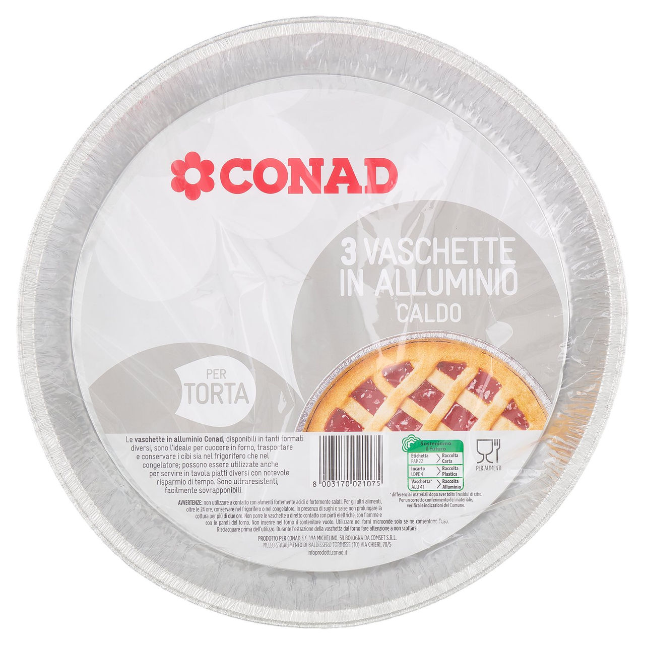 Vaschette Per Torta Conad in vendita online