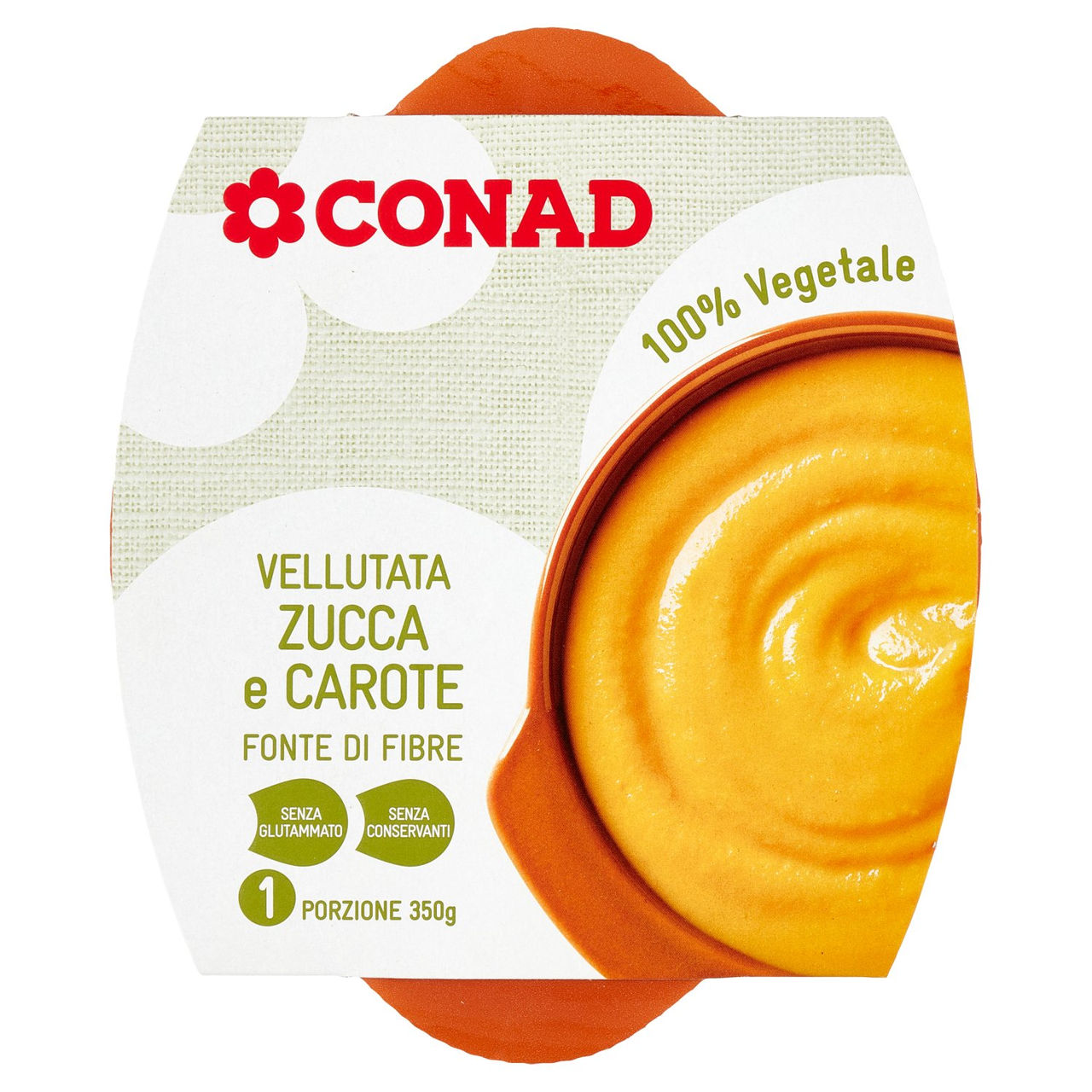 CONAD Vellutata Zucca e Carote 350 g