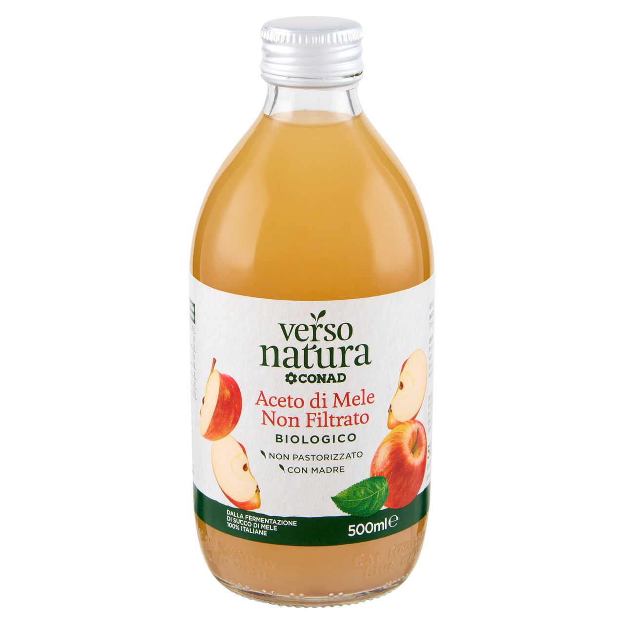 CONAD VERSO NATURA Aceto di Mele Non Filtrato Biologico 500 ml