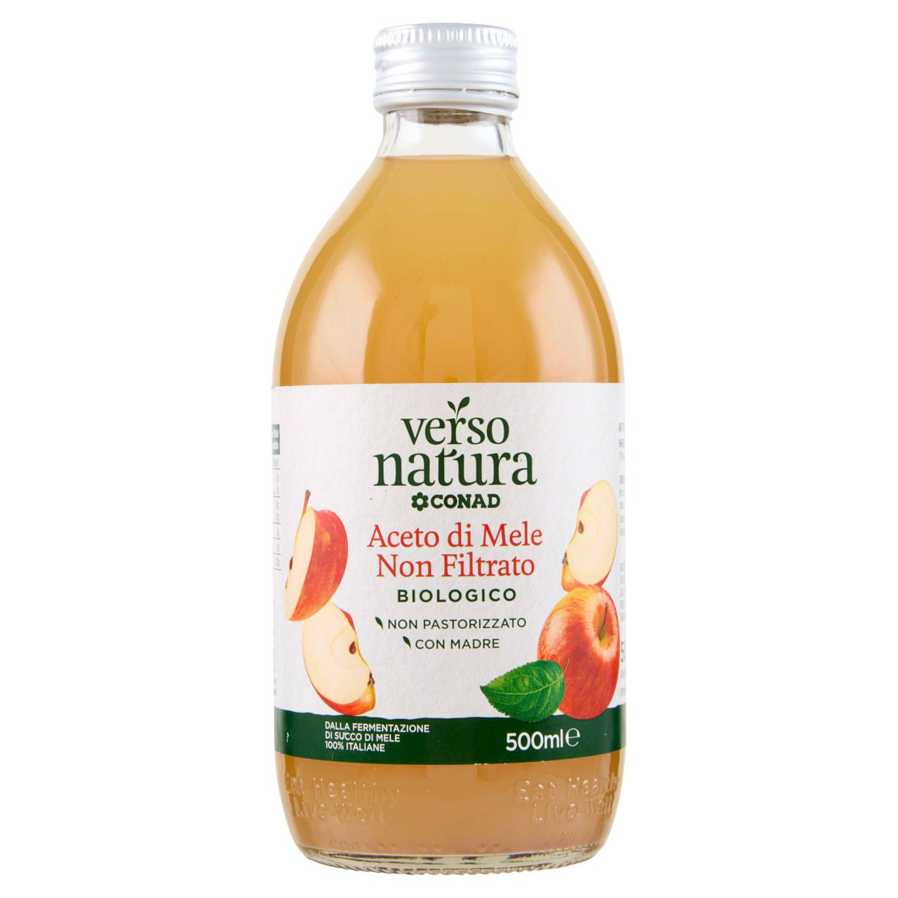 CONAD VERSO NATURA Aceto di Mele Non Filtrato Biologico 500 ml