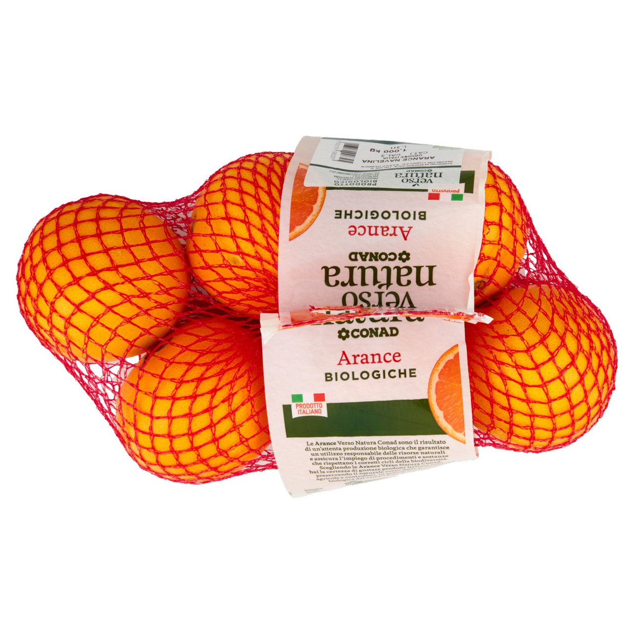 CONAD VERSO NATURA Arance Biologiche Navelina Italia Cal. 3 1 kg