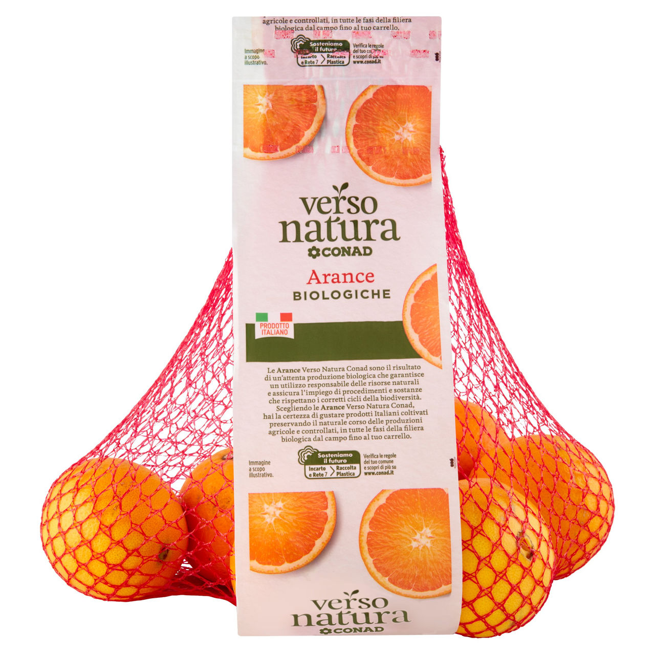 CONAD VERSO NATURA Arance Biologiche Navelina Italia Cal.4 1 kg