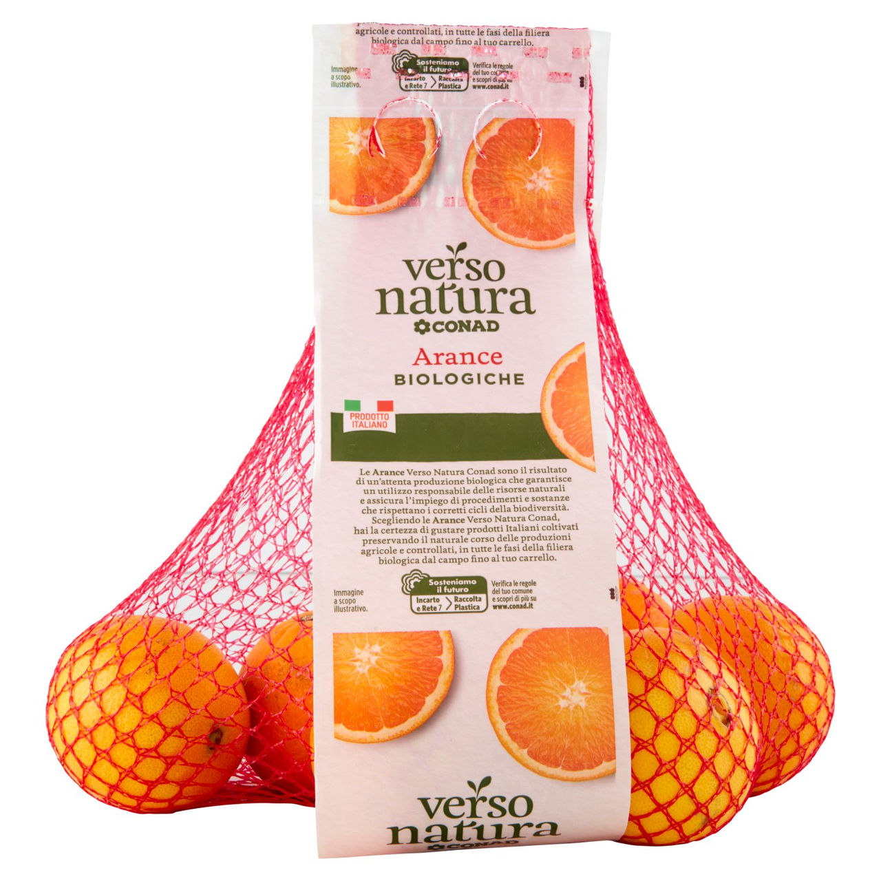 CONAD VERSO NATURA Arance Biologiche Navelina Italia Cal.4 1 kg