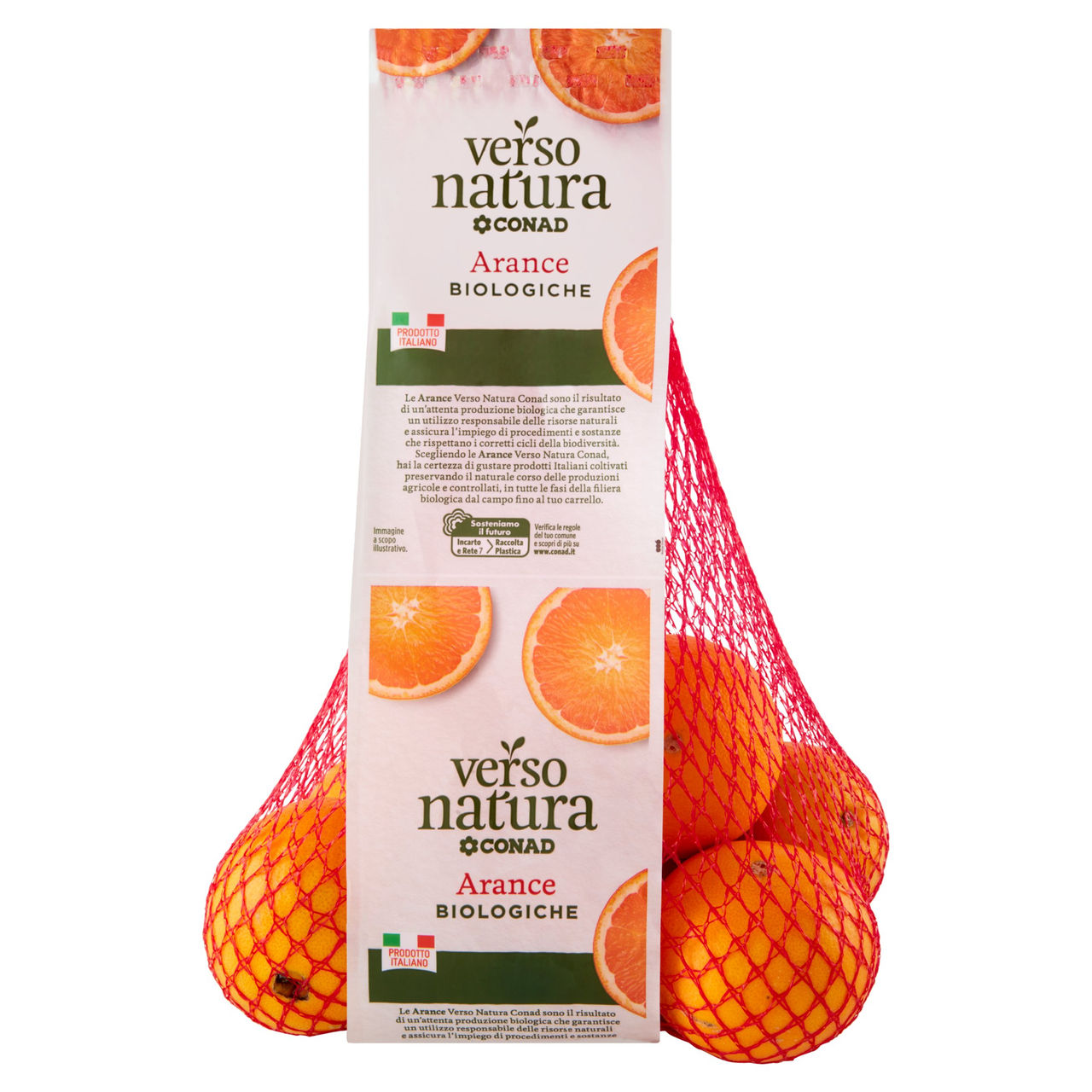 CONAD VERSO NATURA Arance Biologiche Navelina Italia Cal.5 1 kg