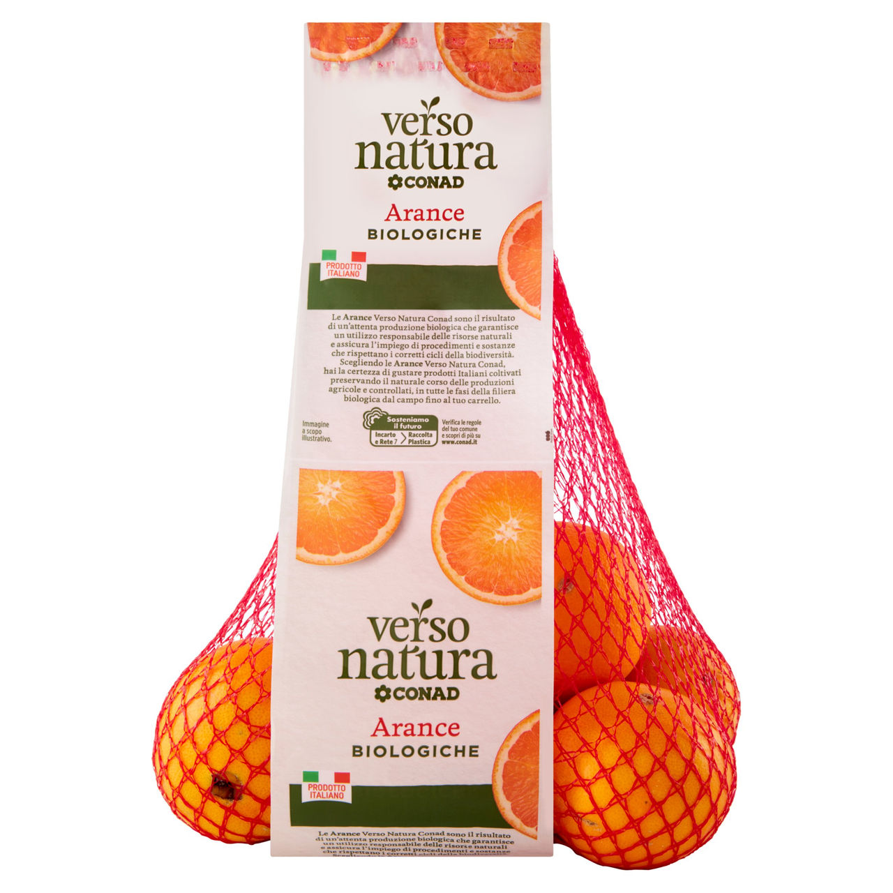 CONAD VERSO NATURA Arance Biologiche Navelina Italia Cal.5 1 kg