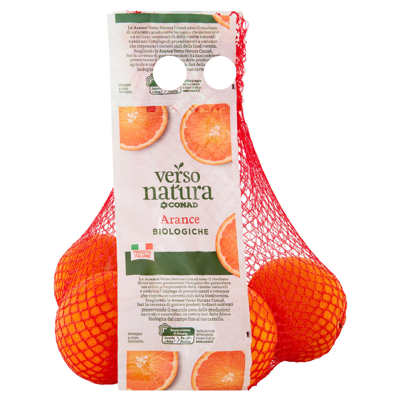 CONAD VERSO NATURA Arance Biologiche Washington Navel Italia Cal. 5 1 kg