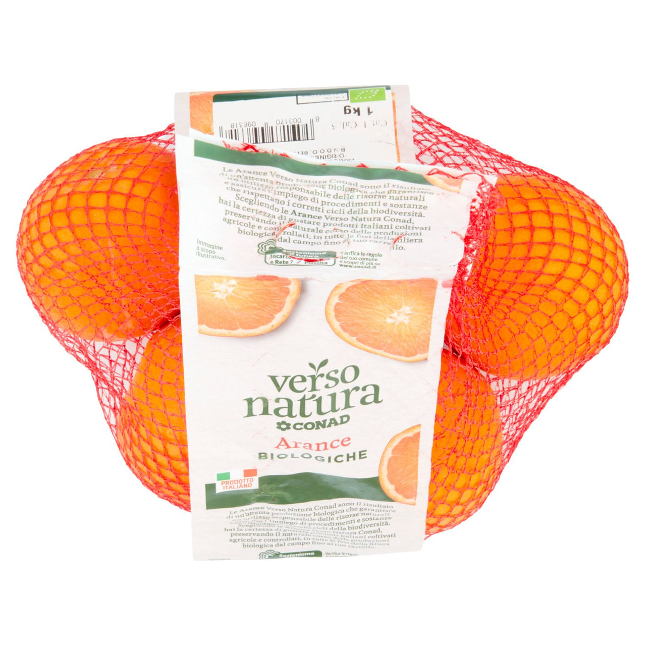 CONAD VERSO NATURA Arance Biologiche Washington Navel Italia Cal. 5 1 kg