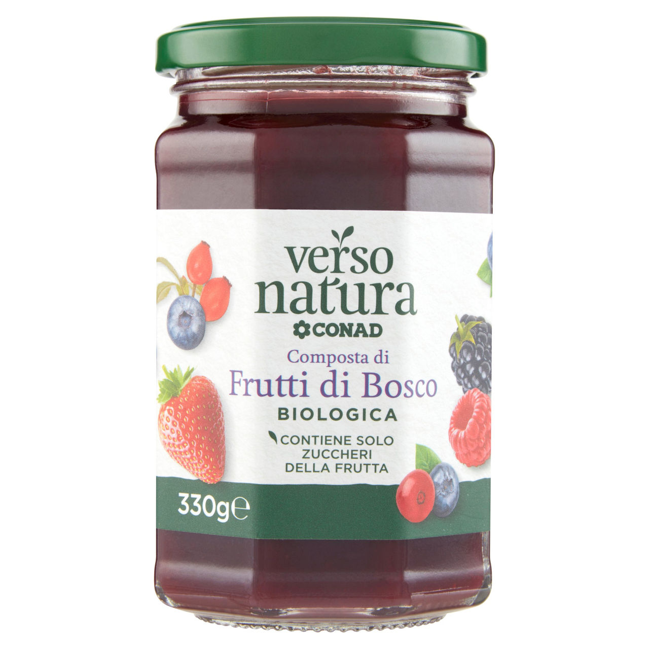 Marmellata Frutti di Bosco Biologici 330g Conad