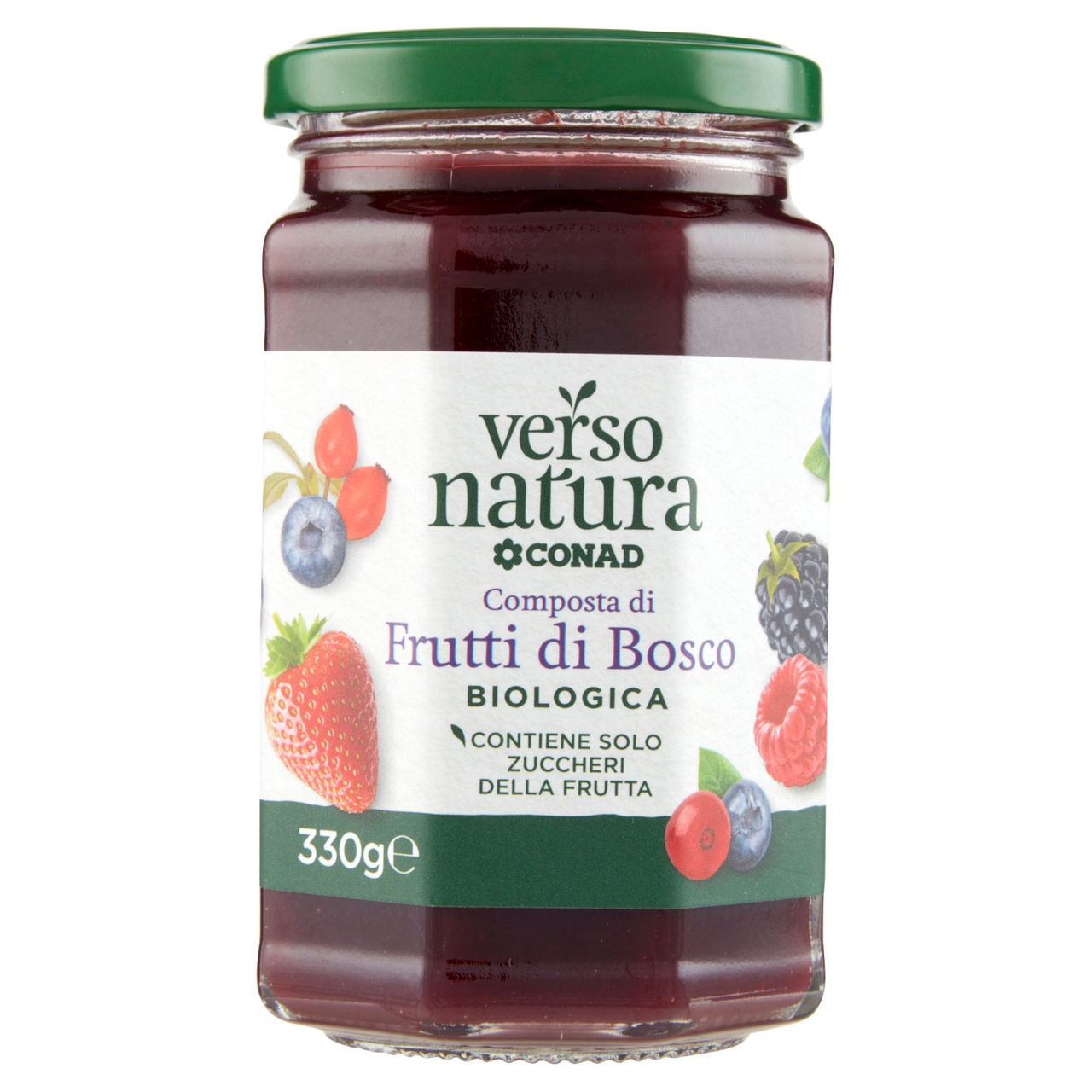 Marmellata Frutti di Bosco Biologici 330g Conad