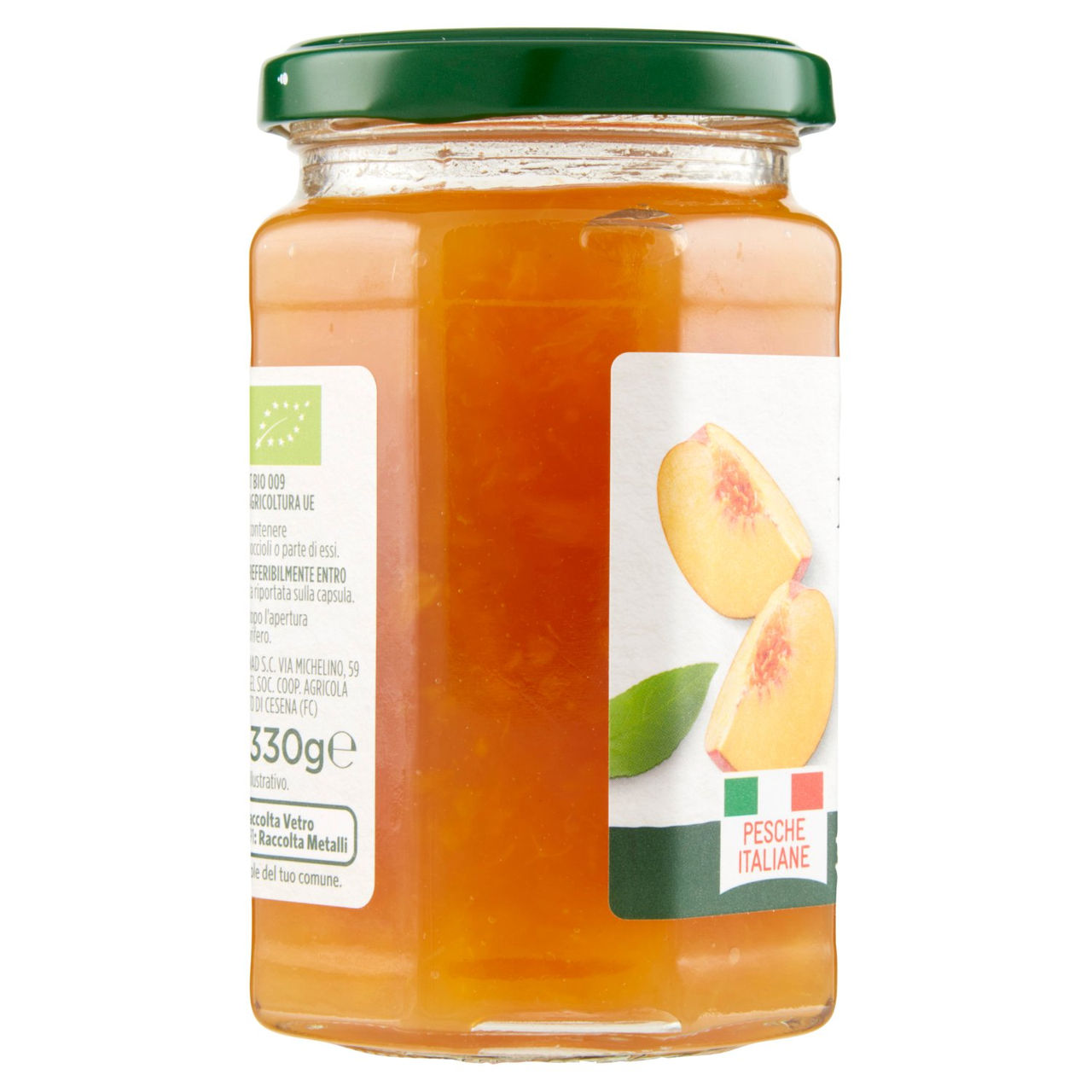 Bio Marmellata con Pesche Biologiche 330g Conad