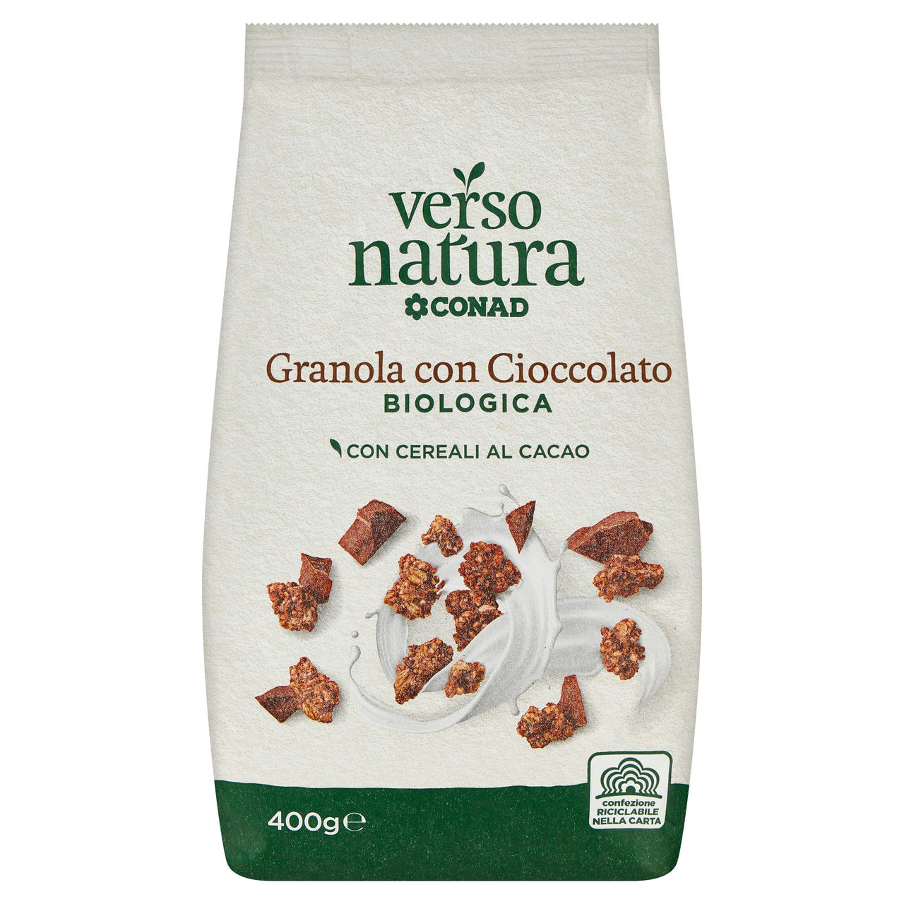 CONAD VERSO NATURA Bio Granola con Cioccolato Biologica 400 g