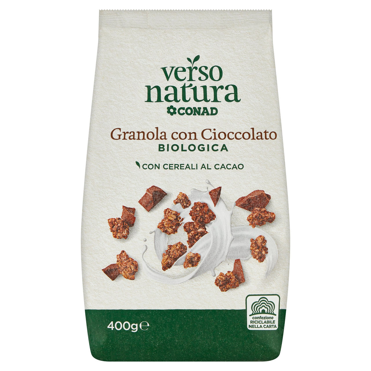 CONAD VERSO NATURA Bio Granola con Cioccolato Biologica 400 g