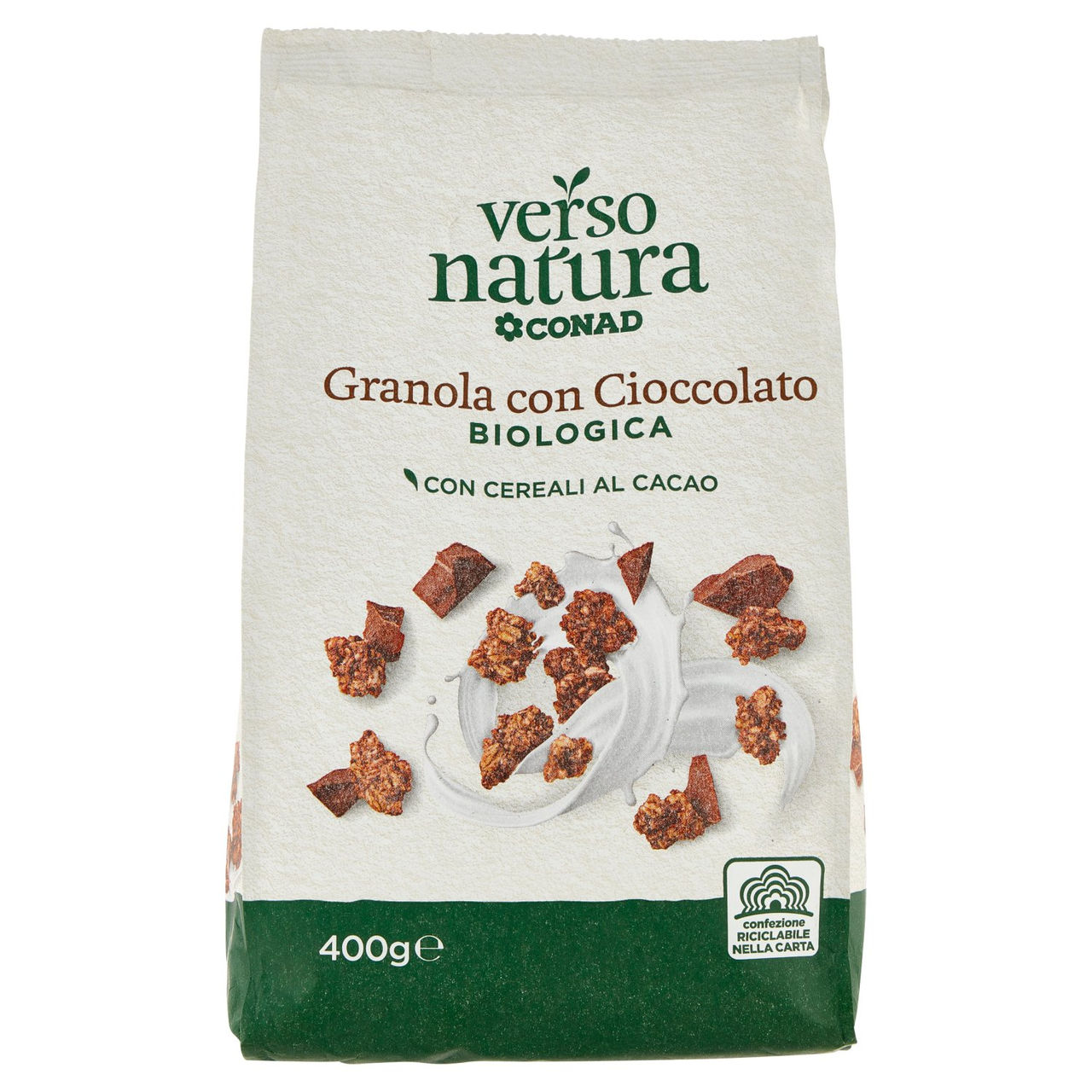 CONAD VERSO NATURA Bio Granola con Cioccolato Biologica 400 g