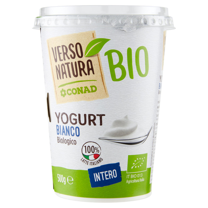 Yogurt Intero Bianco Naturale 500g i Cremosi Conad