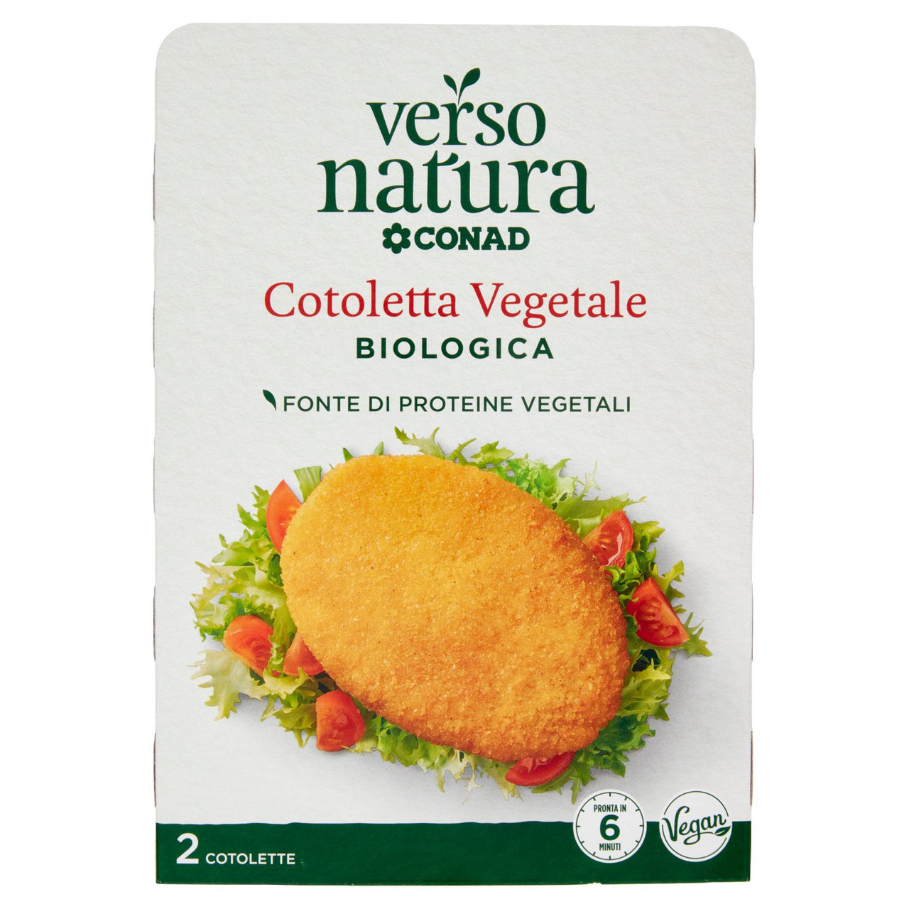 CONAD VERSO NATURA Cotoletta Vegetale Biologica 2 Cotolette 160 g