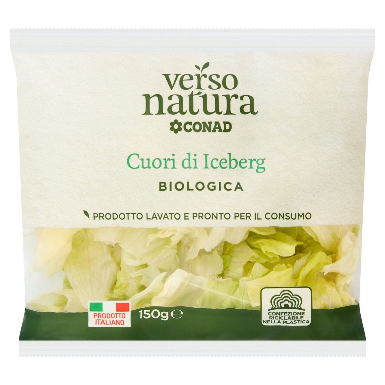 CONAD VERSO NATURA Cuori di Iceberg Biologica 150 g